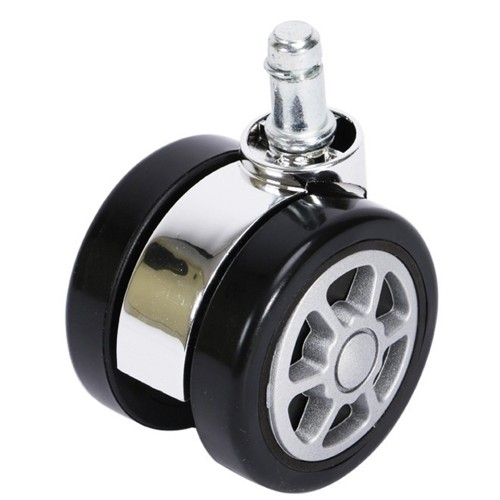 2.5 inch 60mm Office Chair Wheels Replacement Rollerblade Wheels, Heavy Duty office chair casters wheels set of 5, Smooth Gliding casters for hardwood floors and carpet (Item # 59060HS) 