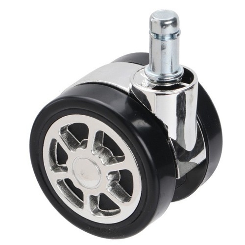 2.5 inch 60mm Office Chair Wheels Replacement Rollerblade Wheels, Heavy Duty office chair casters wheels set of 5, Smooth Gliding casters for hardwood floors and carpet (Item # 59060HS)