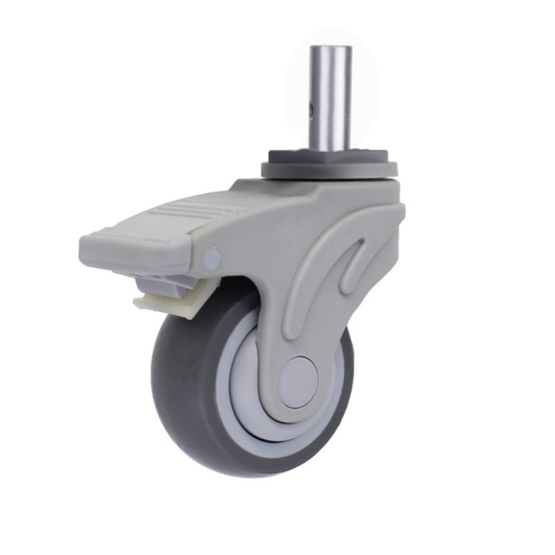 3" Medical Hospital Caters Swivel Locking Round Stem Caster (Item NO. # 52E075SB）