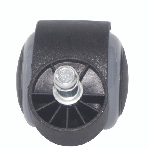 Office Chair Replacement Wheels Set of 5 - Dual 2 Inch Soft Chair Casters Black grey color (Item #59050APUS)