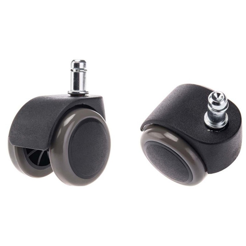 Office Chair Caster Wheels Replacement(Set of 5) 2 inch,Universal Size (Grey) (Item #59050DPUS) 